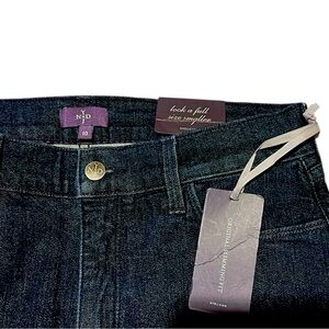 NYDJ NWT Original Straight Jeans Blue lift tuck technology Sz10 made in USA